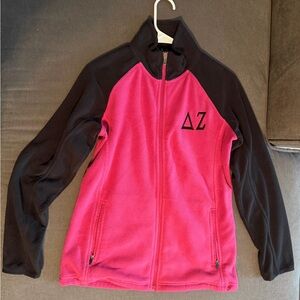 Delta Zeta Greek embroidered jacket
